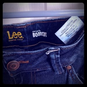 Lee ; Curvy Fit Bootcut Jeans
